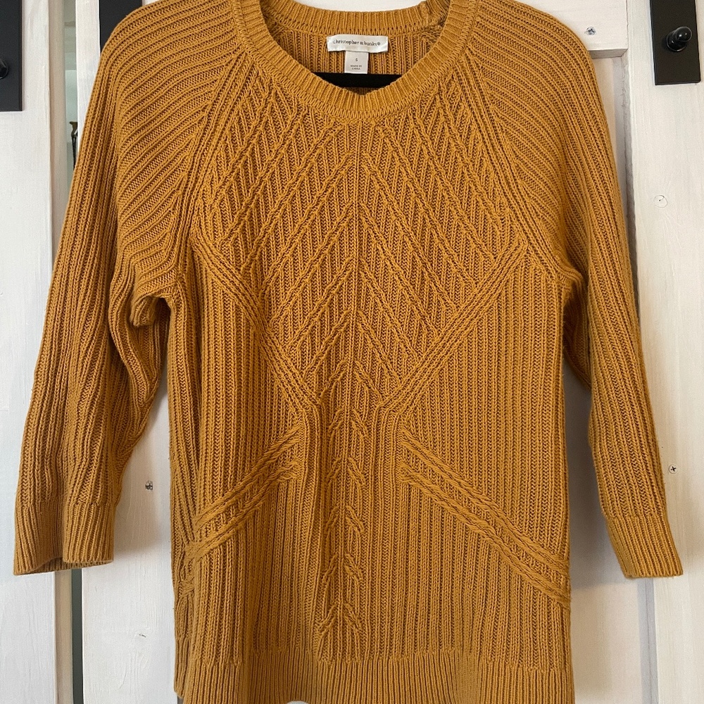 3/4 sleeve sweater